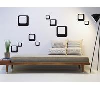 Sticker Pack 10 Carrés - Nombreuses tailles et couleurs disponibles