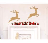 Sticker Pack 2 Cerfs - Nombreuses tailles et couleurs disponibles