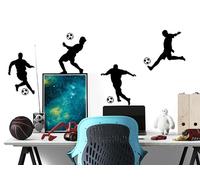 Sticker Pack 4 Joueurs de Foot - Nombreuses tailles et couleurs disponibles