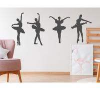 Sticker Pack 5 Danseuse classique - Nombreuses tailles et couleurs disponibles