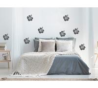 Sticker Pack 8 Fleurs Hibiscus - Nombreuses tailles et couleurs disponibles