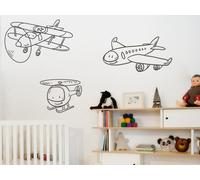 Sticker Pack Avions enfant - Nombreuses tailles et couleurs disponibles