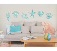 Sticker Pack Coquillages - Nombreuses tailles et couleurs disponibles