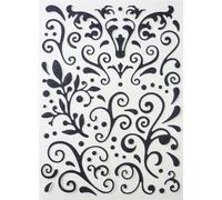 Sticker Pailleté Adhésif Arabesque Noir