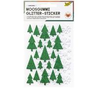 Sticker pailleté en caoutchouc mousse STARS CLASSIC