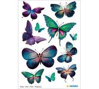 Sticker pailleté MAGIC Papillons violet