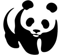 Sticker Panda pour voiture