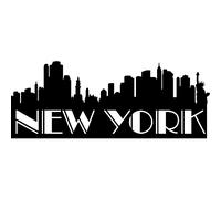 Sticker Panorama de New York