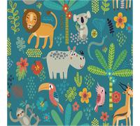 Sticker papier peint enfant la savane