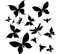 Sticker Papillons et libellules