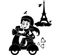 Sticker Paris en balade