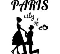 Sticker Paris ville de l'amour