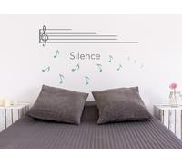 Sticker Partition Silence - Nombreuses tailles et couleurs disponibles