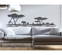 Sticker Paysage Africain - Nombreuses tailles et couleurs disponibles