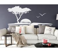 Sticker Paysage Coucher du Soleil - Nombreuses tailles et couleurs disponibles