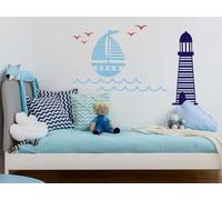 Sticker Paysage Mer Enfant - Nombreuses tailles et couleurs disponibles