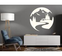 Sticker Paysage Montages 3 - Nombreuses tailles et couleurs disponibles