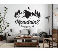 Sticker Paysage Montagne 2 - Nombreuses tailles et couleurs disponibles