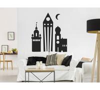 Sticker Paysage sous la Lune - Nombreuses tailles et couleurs disponibles