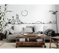 Sticker Paysage Surf - Nombreuses tailles et couleurs disponibles