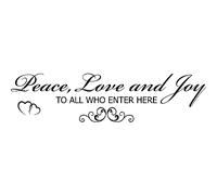 Sticker Peace, Love and Joy…