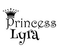 Sticker Personnalisable Design princess