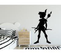 Sticker Peter Pan et son Arc - Nombreuses tailles et couleurs disponibles