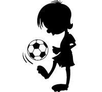 Sticker Petit garçon avec un ballon