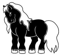 Sticker Petit poney b