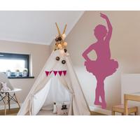 Sticker Petite Danseuse Classique - Nombreuses tailles et couleurs disponibles