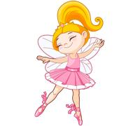 Sticker Petite fée danseuse de ballerine