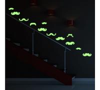 Sticker phosphorescent 30 moustaches