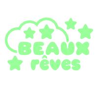 Sticker phosphorescent doux rêves 2
