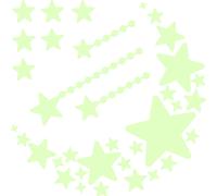 Sticker phosphorescent La lune faite des étoiles