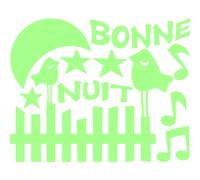 Sticker phosphorescent le chant des oiseaux