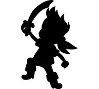Sticker pirate enfant et son épée