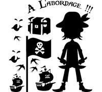 Sticker Pirate prêt a l'abordage