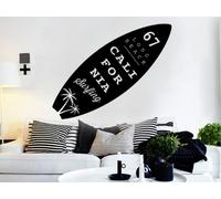 Sticker Planche de surf 4 - Nombreuses tailles et couleurs disponibles