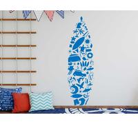 Sticker Planche Surf Icônes - Nombreuses tailles et couleurs disponibles
