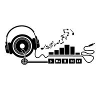 Sticker Plus fort que la musique