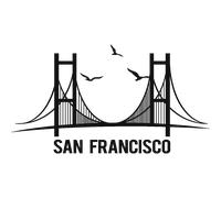 Sticker pont de San Francisco