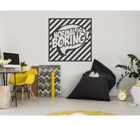 Sticker Pop Art Normal is Boring - Nombreuses tailles et couleurs disponibles