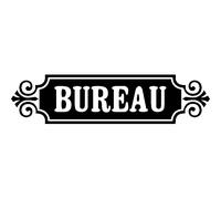 Sticker porte Bureau et arabesques
