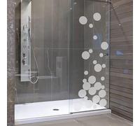 Sticker porte de douche Petites bulles de savon 120 x 45 cm
