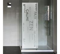 Sticker porte de douche Zen - Amour - Bain ...