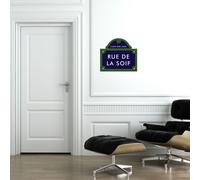 Sticker porte Rue de la soif