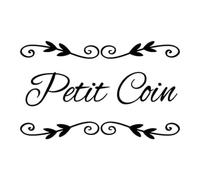 Sticker Porte - Sticker Mural - Petit Coin - Couleur Noir Brillant - Dimensions : 21 x 13 cm - Décoration pour Porte - Autocollant Porte