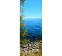 Sticker Porte Trompe l'oeil Nature Mer - SAPP7113 (73x204cm)
