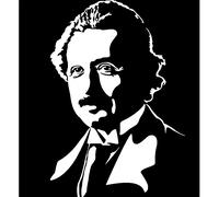 Sticker Portrait Albert Einstein