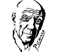 Sticker Portrait Picasso